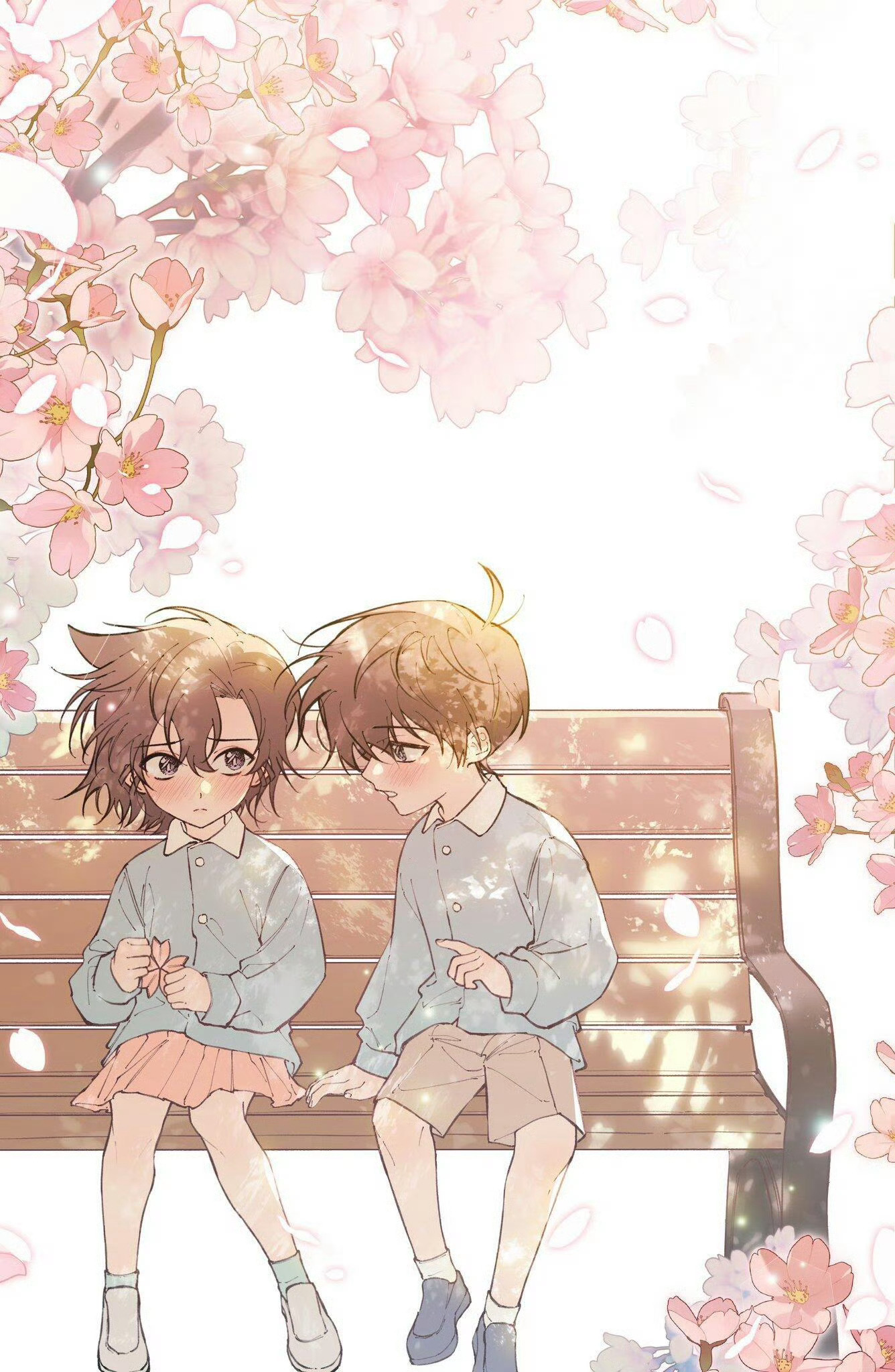 名侦探柯南[超话]幼年新兰又萌又甜新兰 （画师쏙쏘） ​​​
