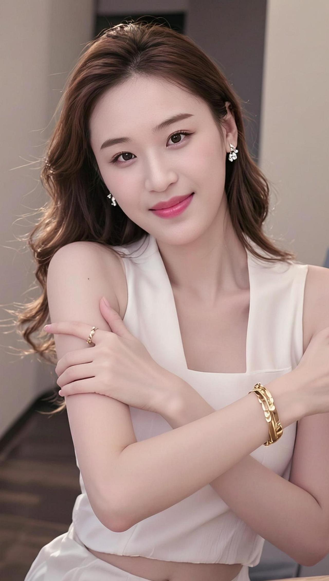 在这片柔和的光影中，仿佛时间也放慢了脚步。优雅的姿态与细腻的质感交织，诉说着一种