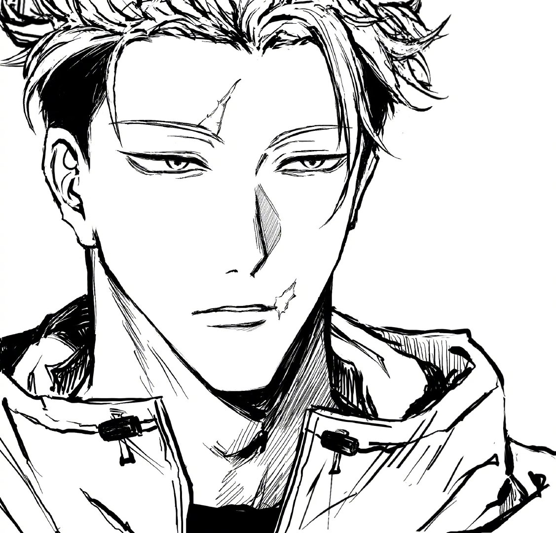 咒术回战 83岁的虎杖悠仁 成熟男人的魅力 绘：koonya911 