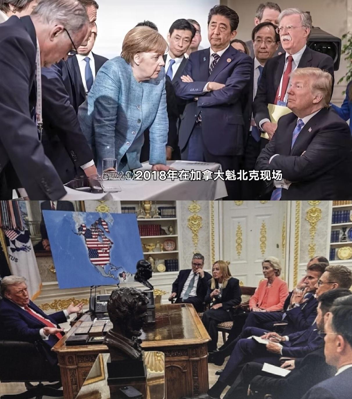 政治素人的逆袭之路，转守为攻（下图的地图是Trump自己P的） 