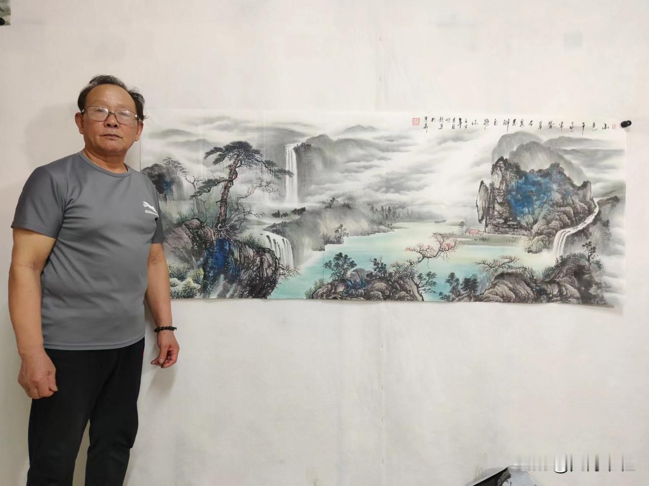 你问我答明锐老师小六尺山水。
