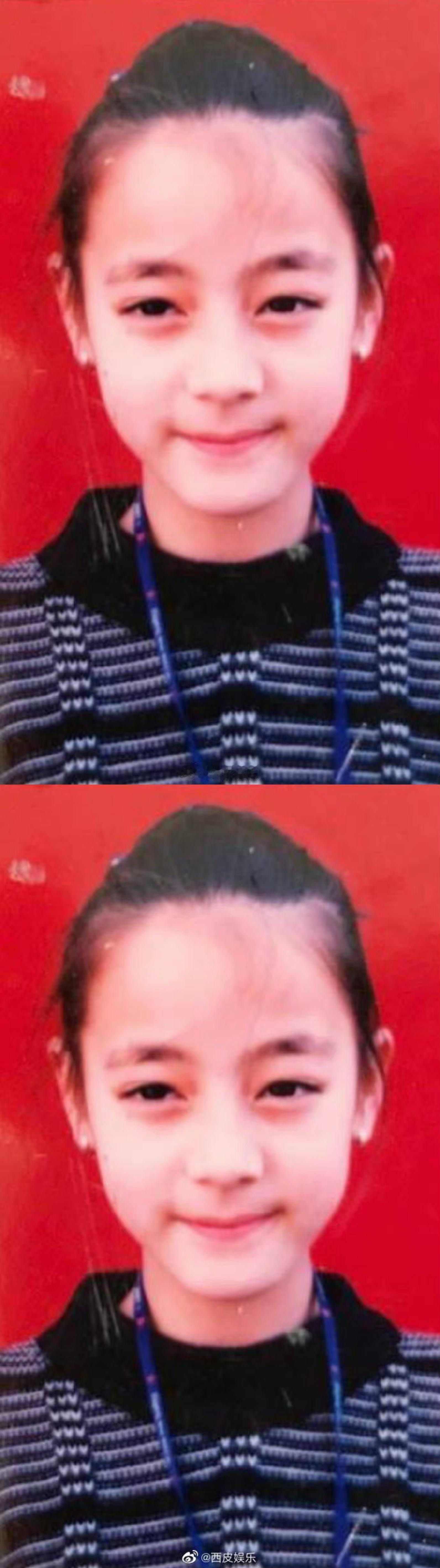 #大学时期的迪丽热巴#等比例长大迪丽热巴， 从小到大一直都是美女，每个时期的迪迪