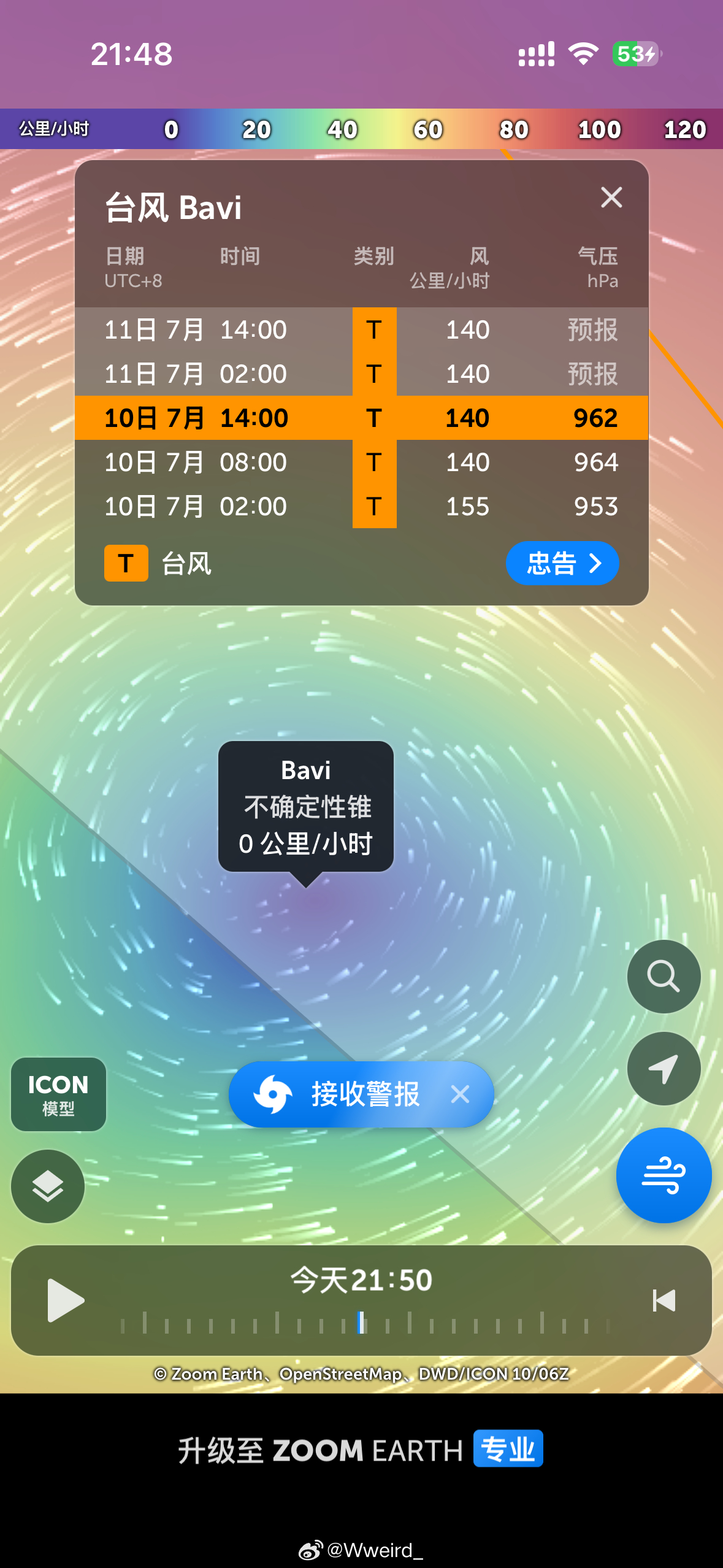 怎么个意思  台风眼又形成了吗  中心风力0 
