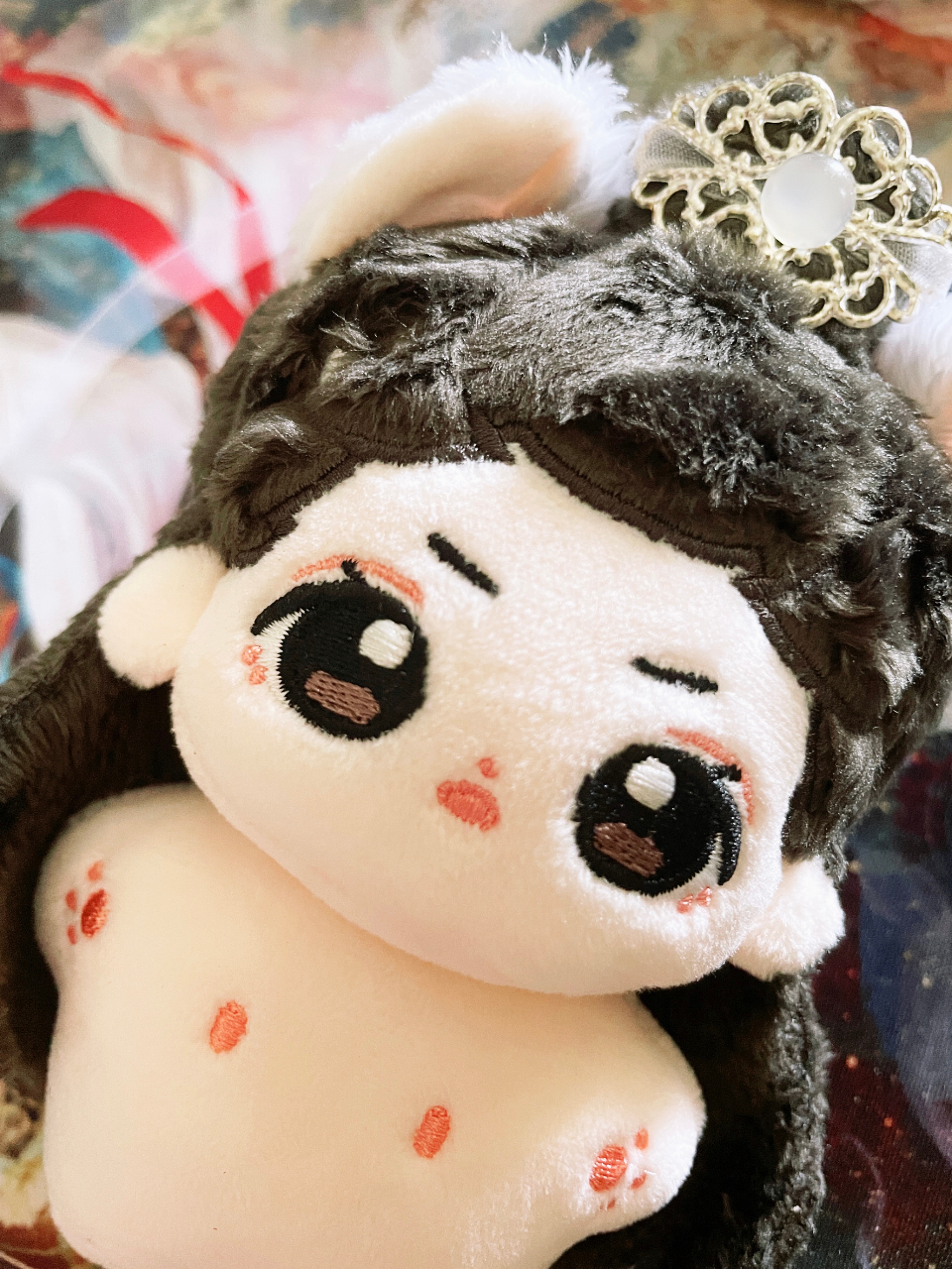 妈呀，完全是仙女这个发带真的神来之笔！！！太美了吧唧也超级好看 