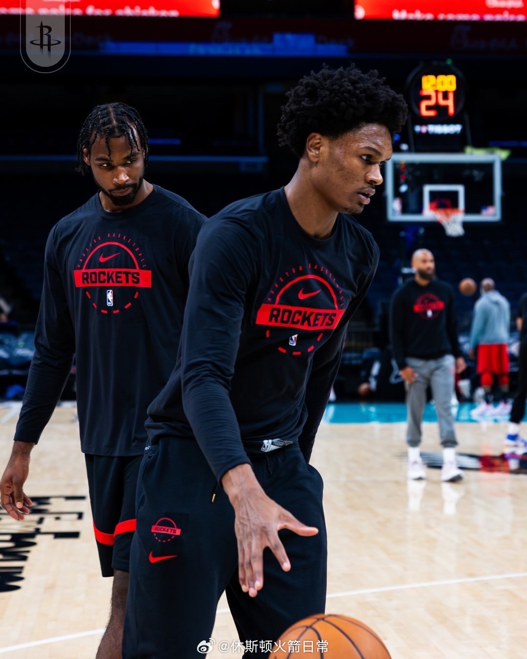 早前的备战训练火箭vs灰熊休斯顿火箭NBA点赞成金