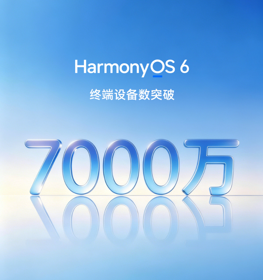 鸿蒙 6 设备数量正式突破七千万！且2023年的 Mate 60 系列也即将获得