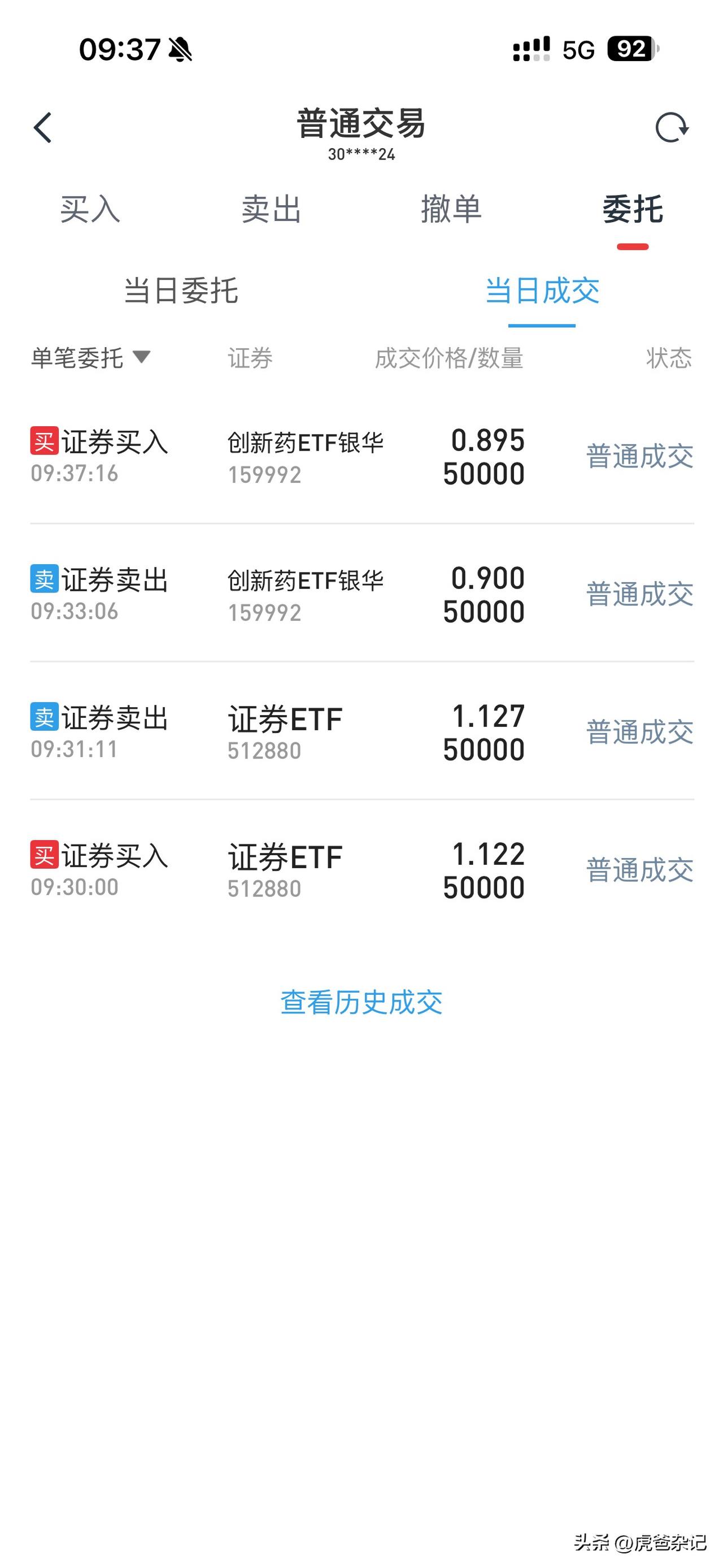 盘后总结｜20260716
开盘就做了两个T。
仔细琢磨，这操作还颇为经典。
这