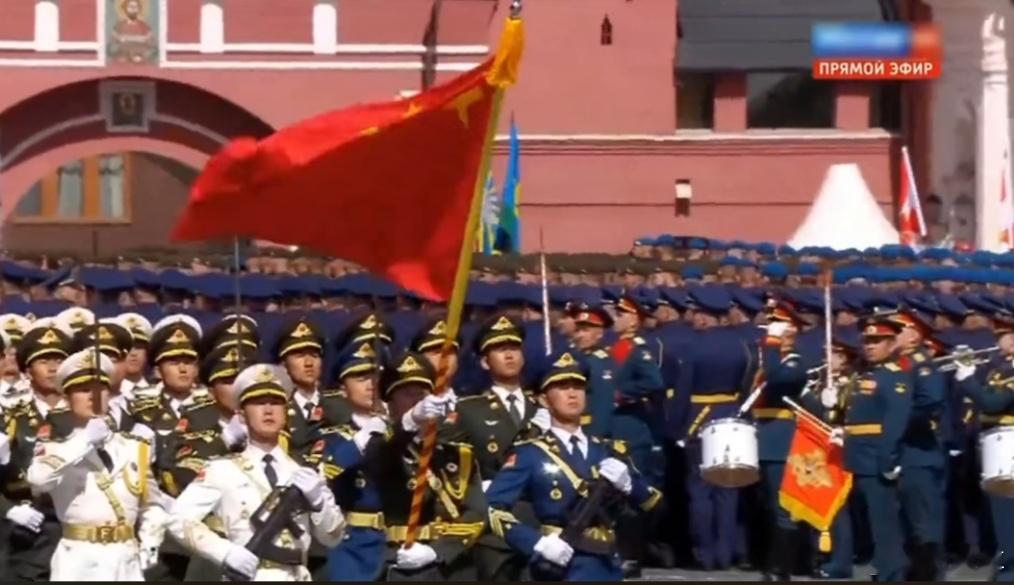 中国三军仪仗队出场 ​​​