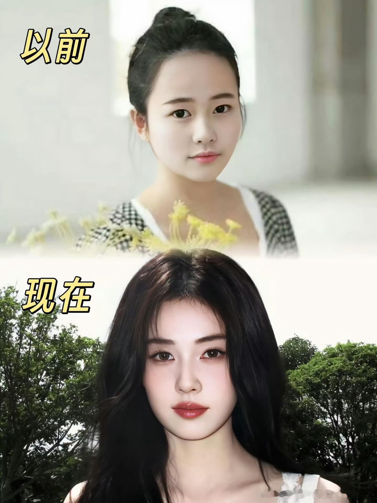 白鹿以前和现在对比，你们觉得变化大吗？ 白鹿宋佳张碧晨素颜聚餐 