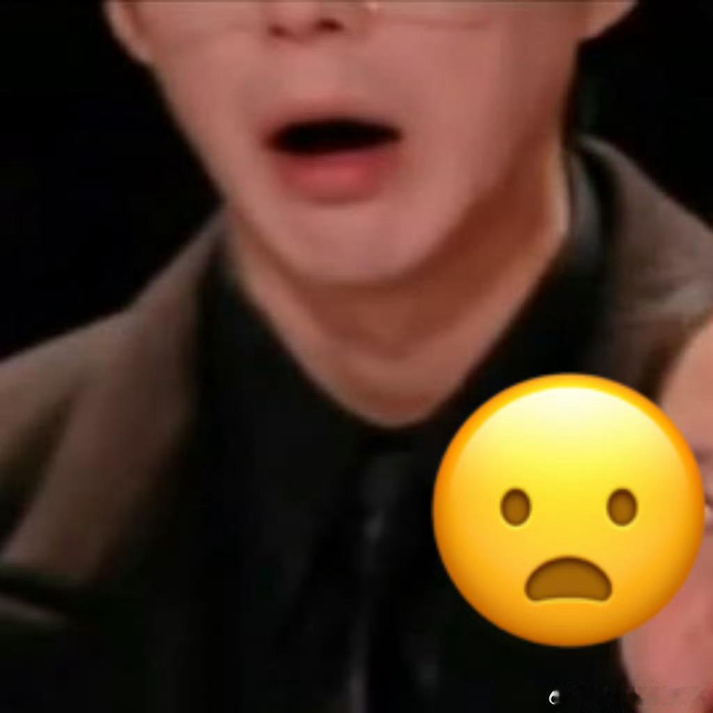 刘宇宁的嘴被吓成TypeC了我们宁哥的反应真的太真实了，这个表情太可爱了 
