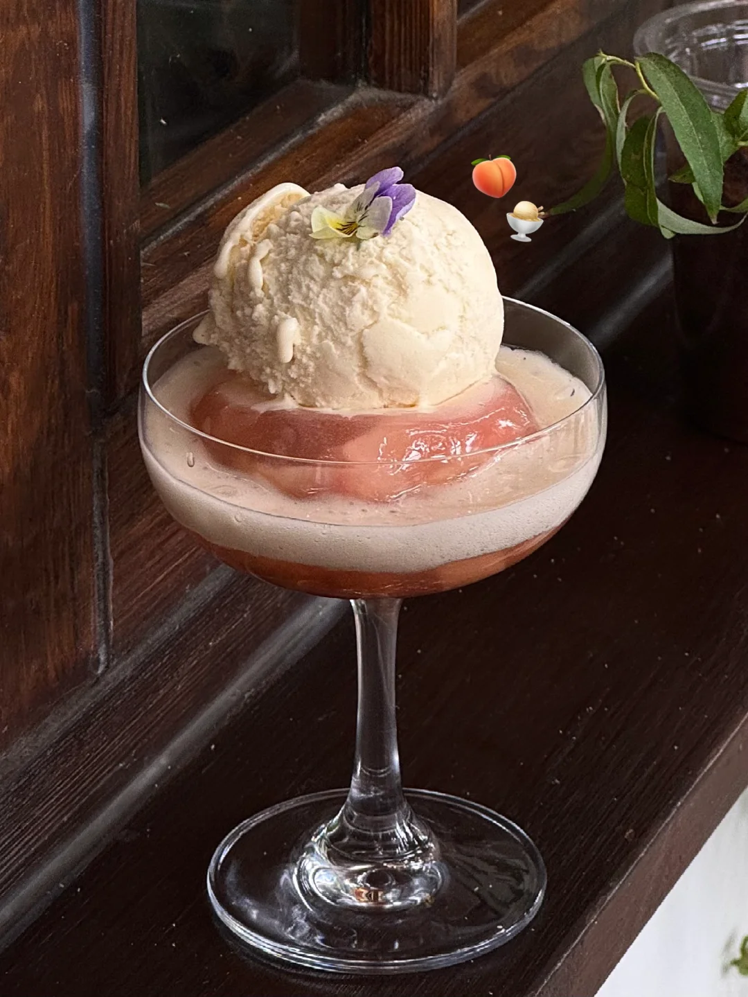 北京胡同口！吃到免费的桃子果冻gelato🍑🍨！