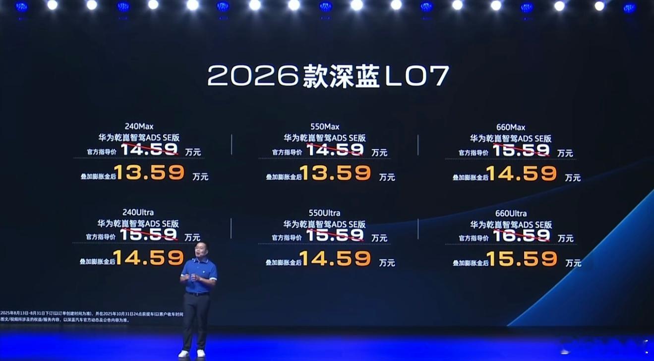 以技术创新实现“科技平权”！2026款深蓝L07正式上市，全系标配华为乾崑智驾A