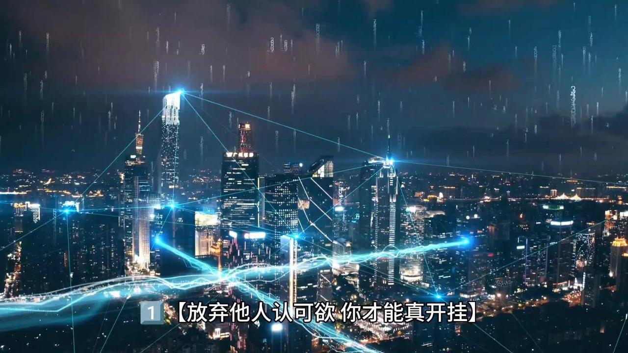 1️⃣放弃他人认可，你才能真开挂。
别人喜不喜欢你，根本不重要。这个世界上最不可