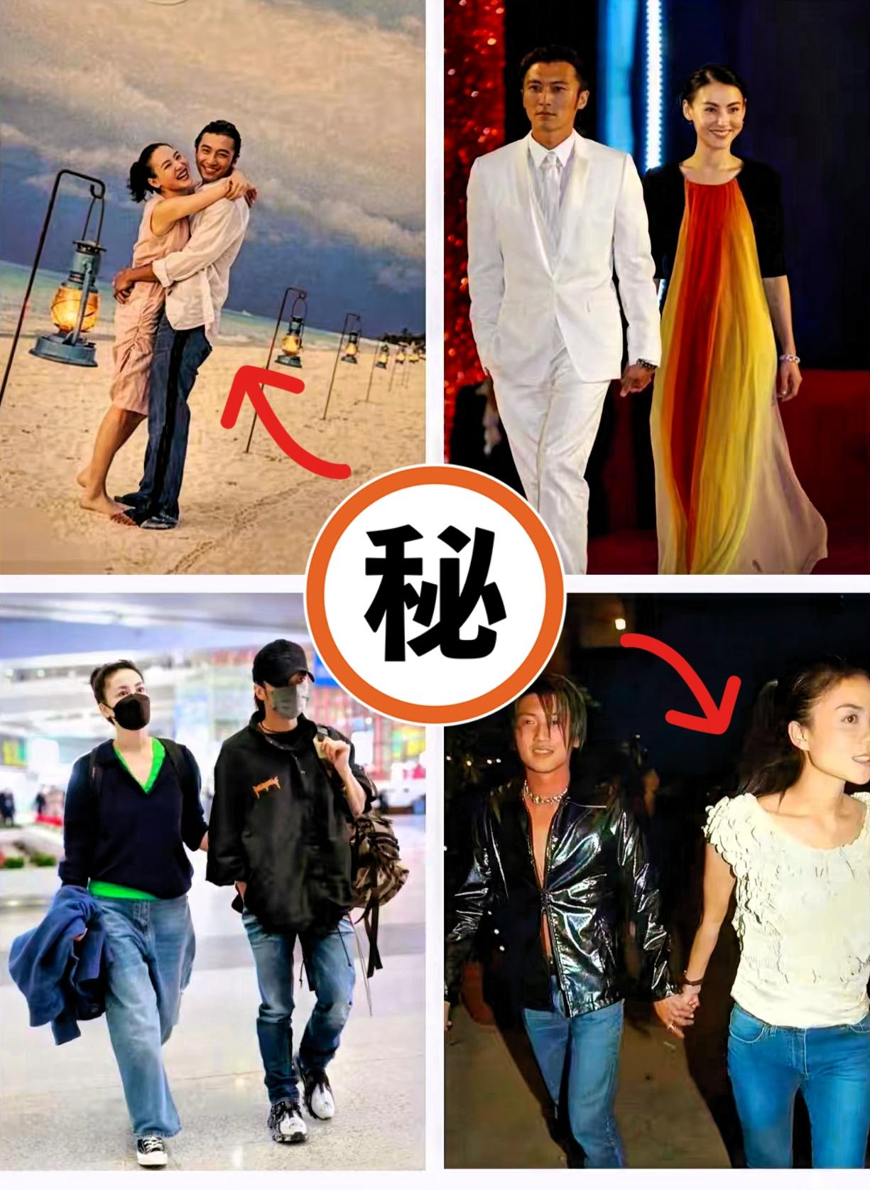 仔细看了一下谢霆锋和别人的合照，发现了一个有意思的点：他只有和张柏芝在一起的时候