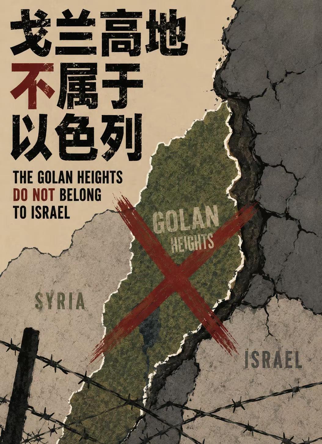 戈兰高地，属于历史与法理争议中的叙事，更不是一句“吞并”就能改变的事实。1967