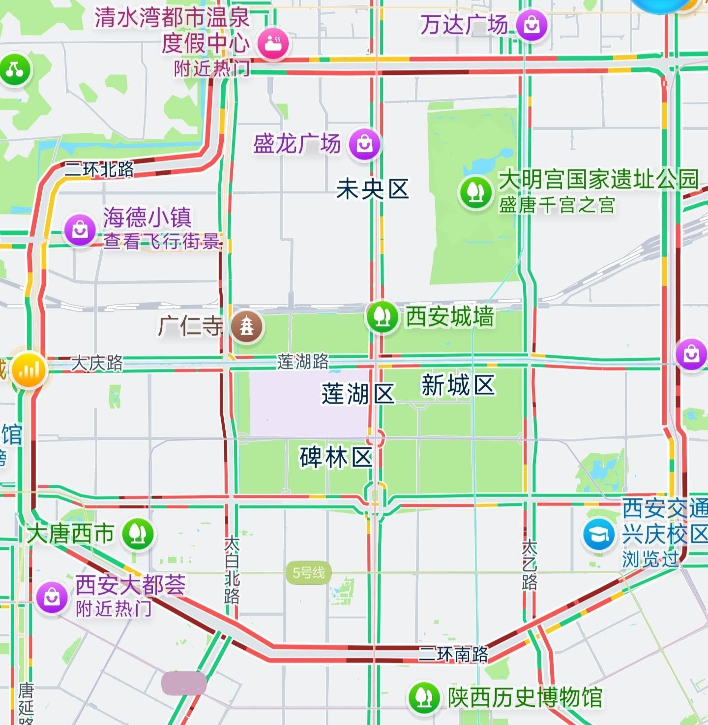 本来中秋节前一天晚上就是西安一年中最堵的一天，今天还又下雨了[跪了][跪了][跪