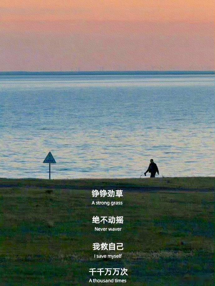 “我救自己 千千万万次” 铮铮劲草！绝不动摇。 