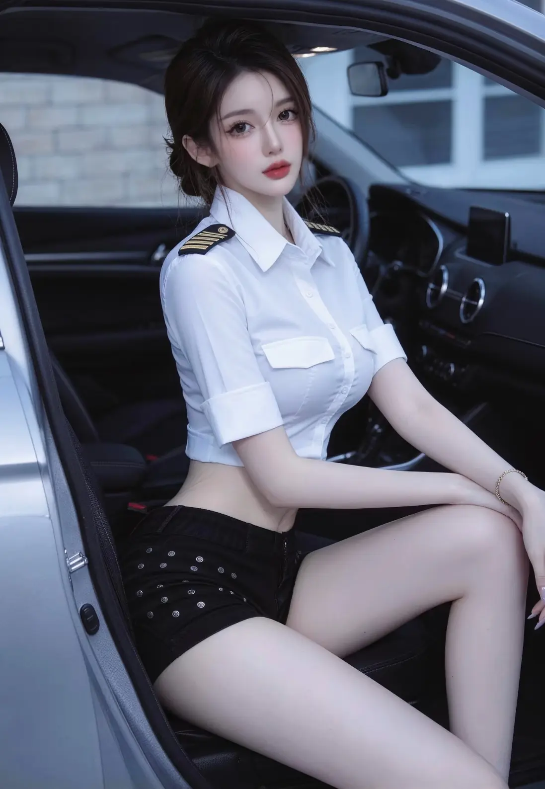 制服大片 人像写真 性感空姐写真 制服的魅力 制服女神
