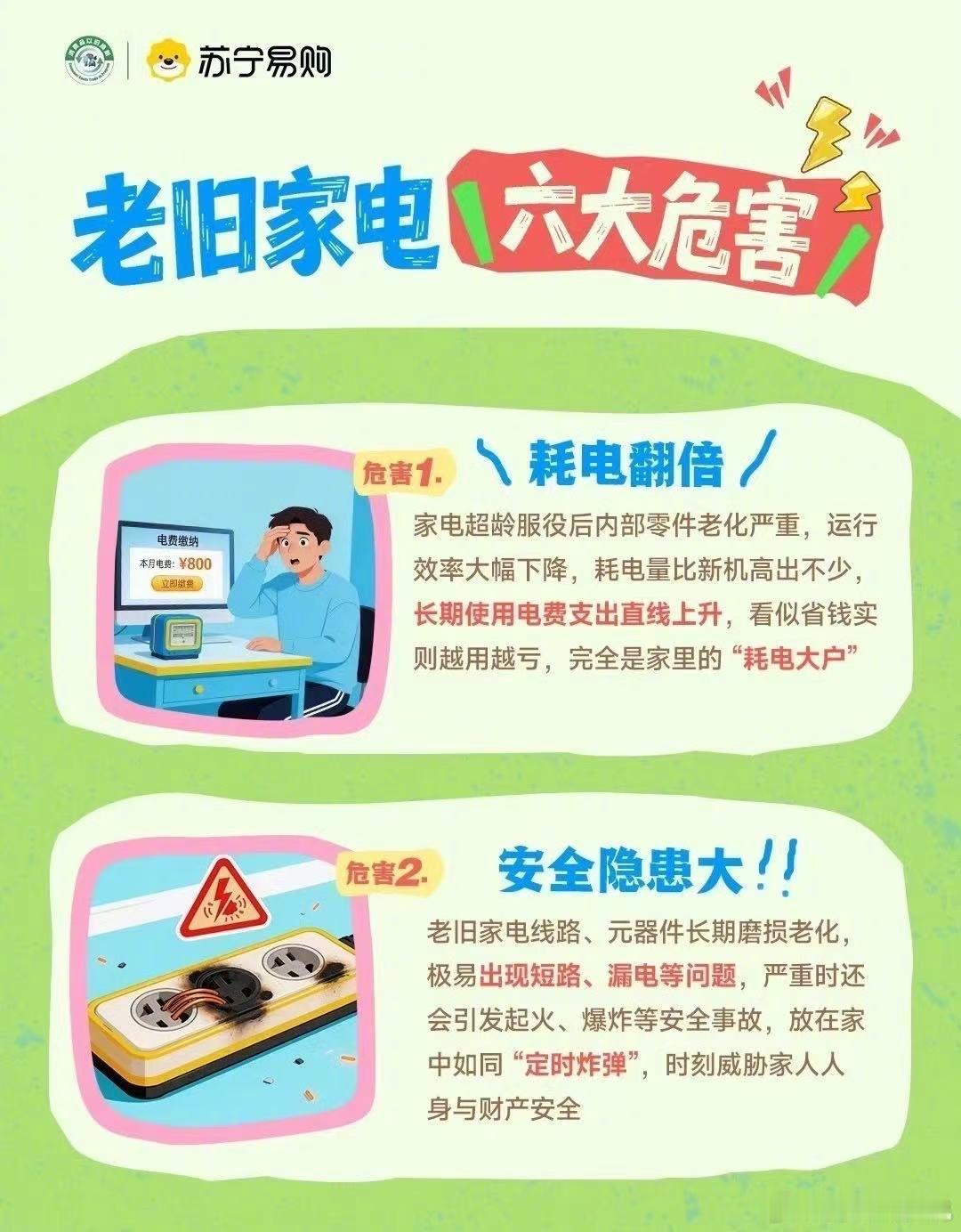你家的老旧家电退役了吗 现在家里还在用老旧家电的小伙伴们，可别再等啦！趁着现在国
