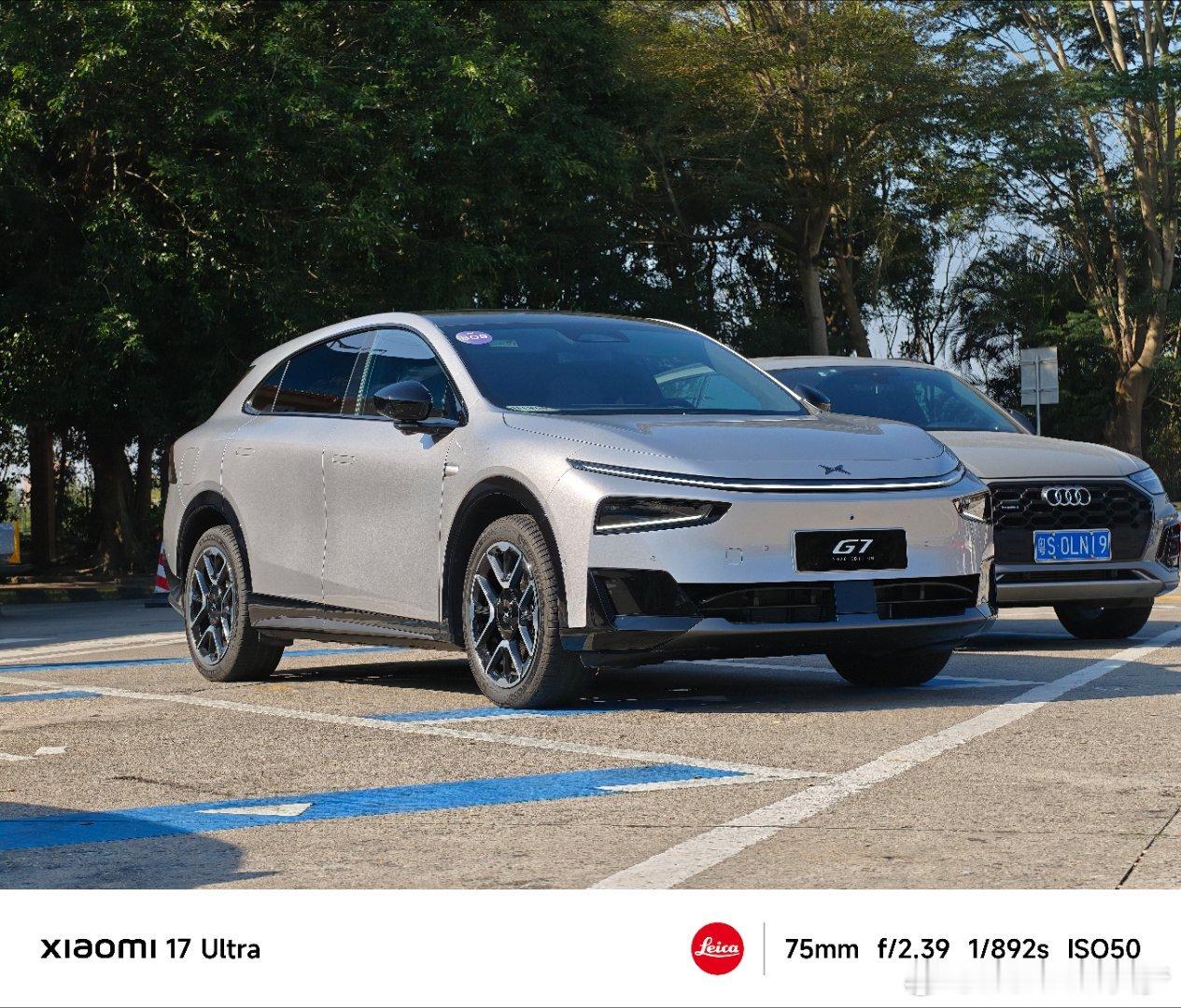 今天来参加小鹏试驾，这次是G7和P7+的增程改款，早上开了一路新款G7，体验确实