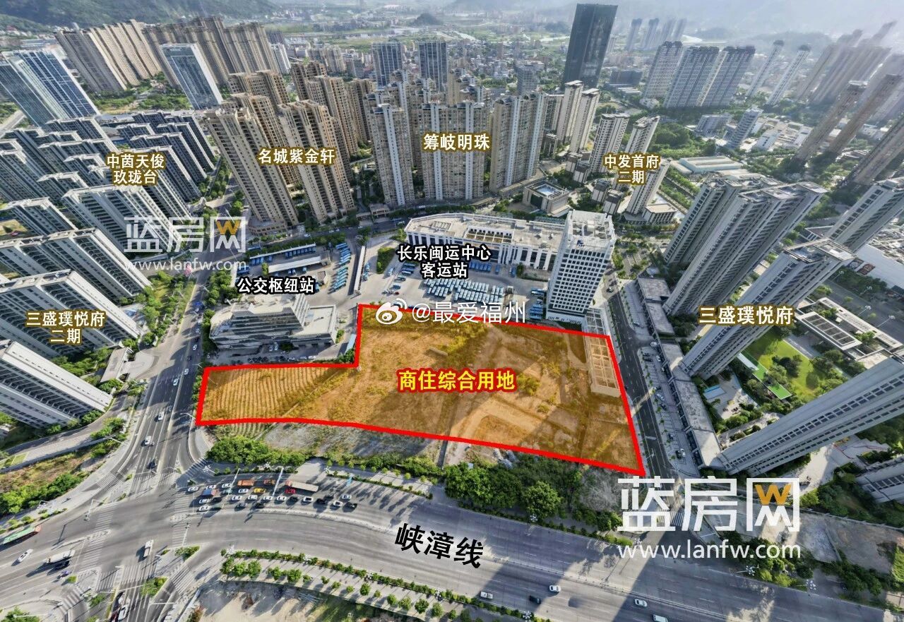 长乐首占约33亩商住用地拆分两个地块 提升土拍出让吸引力 从而撬动房企拿地投资热