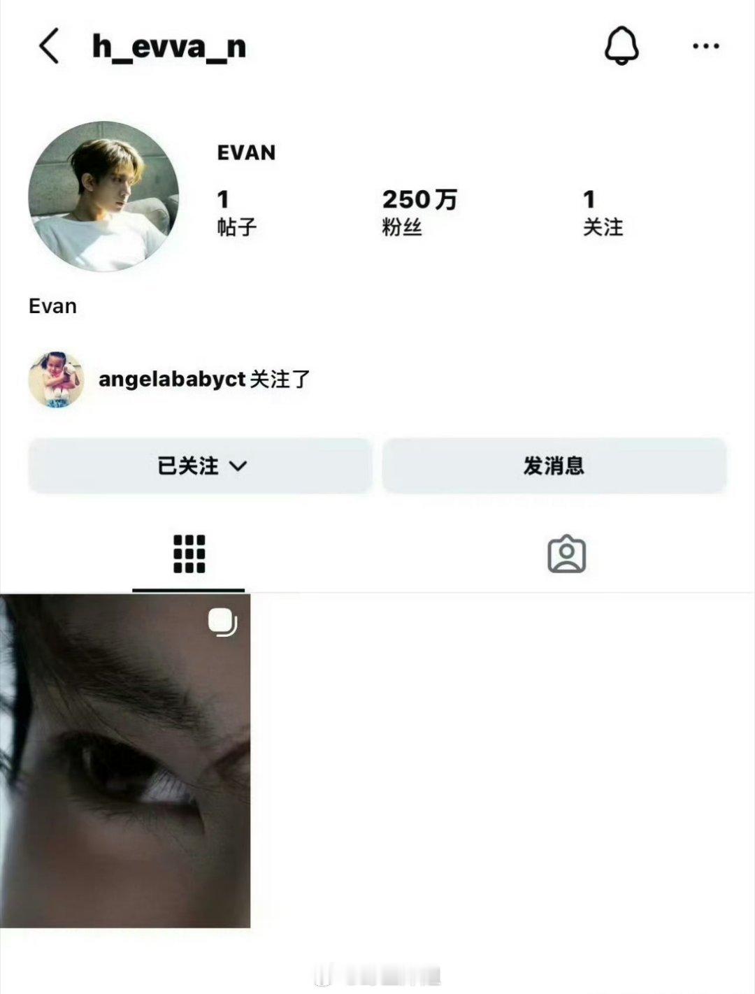 Angelababy直接关注了李羲承，一般这种突如其来的关注，要不就是因为有合作