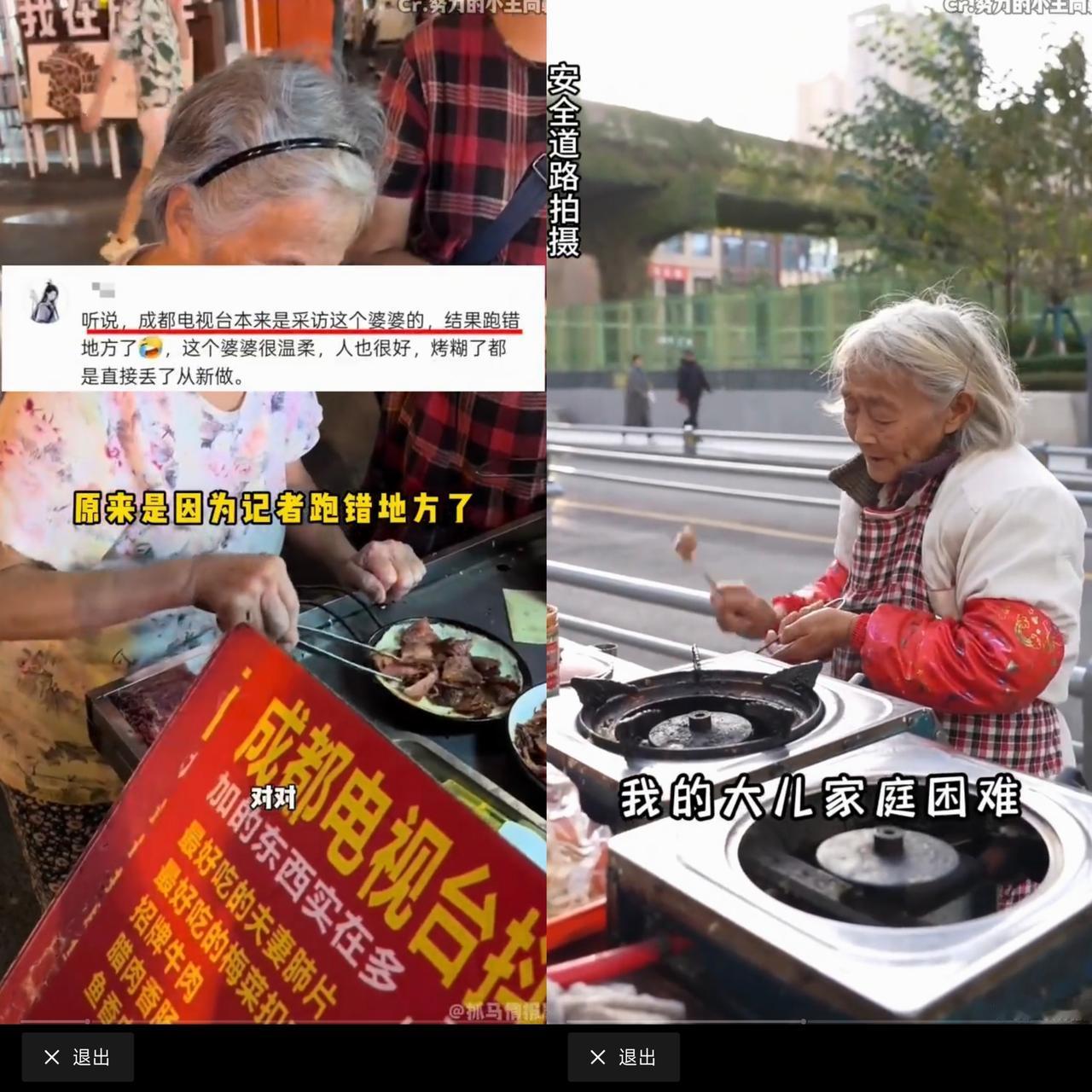 其实我们大家追星都追错了！
真正的蛋烘糕婆婆其实不是她，知情者爆料！当时成都电视