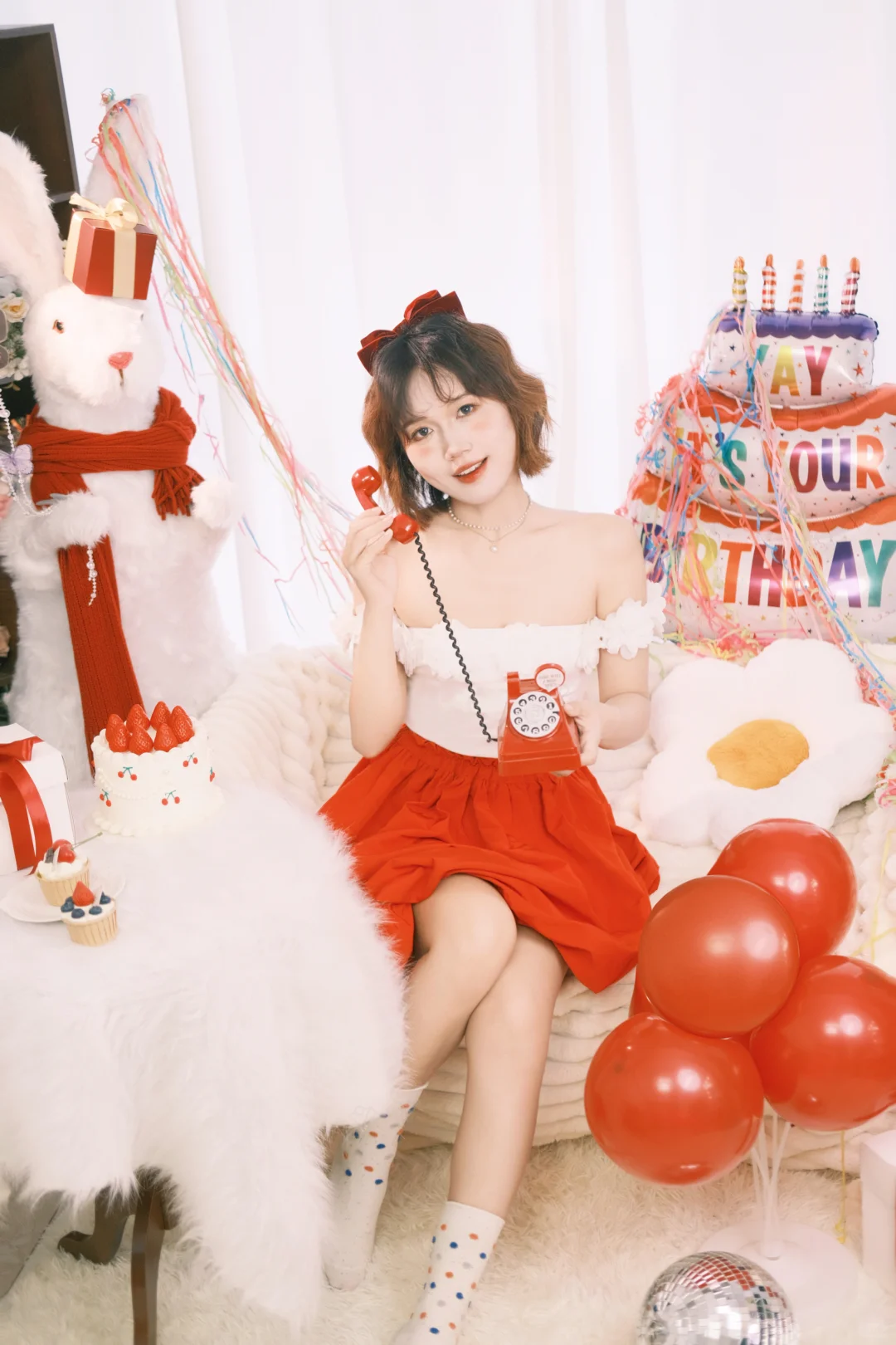 宁波约拍🎈元气感红色写真！