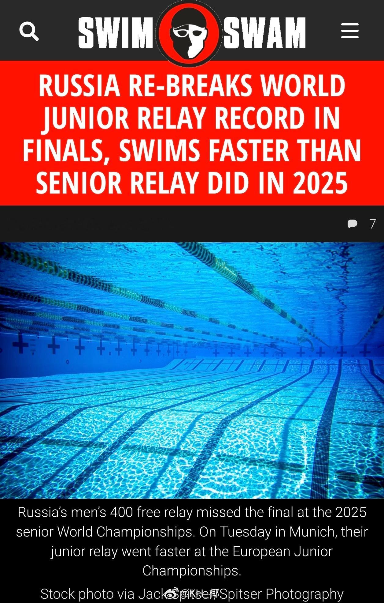 SwimSwam不忘鞭尸一下去年世锦赛卡九的大俄队