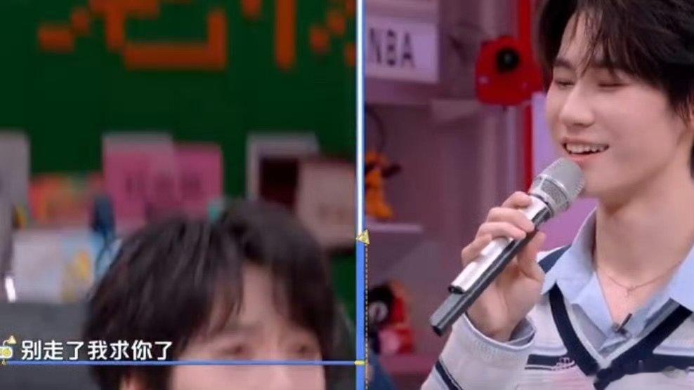张真源我还能走猫步 你好星期六 源咪技能大展示，对着贺峻霖缓步猫步，可爱模样让人