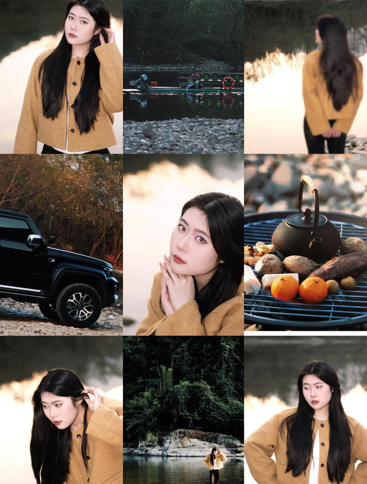 平阳露营 | 秋天的景和秋天的你🍂
在南雁找到的一块露营地，石头滩越野车和su