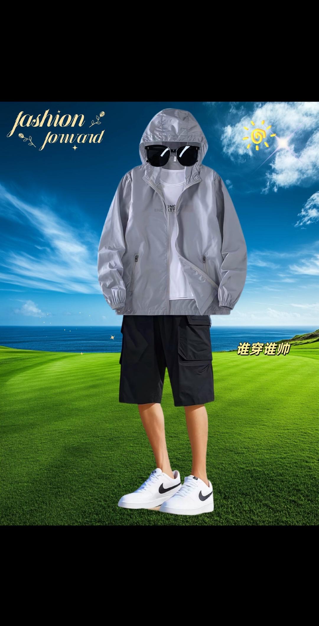 夏日出行，怎能少了这款男士冰丝防晒衣？它采用冰丝材质，透气轻薄，上身自...