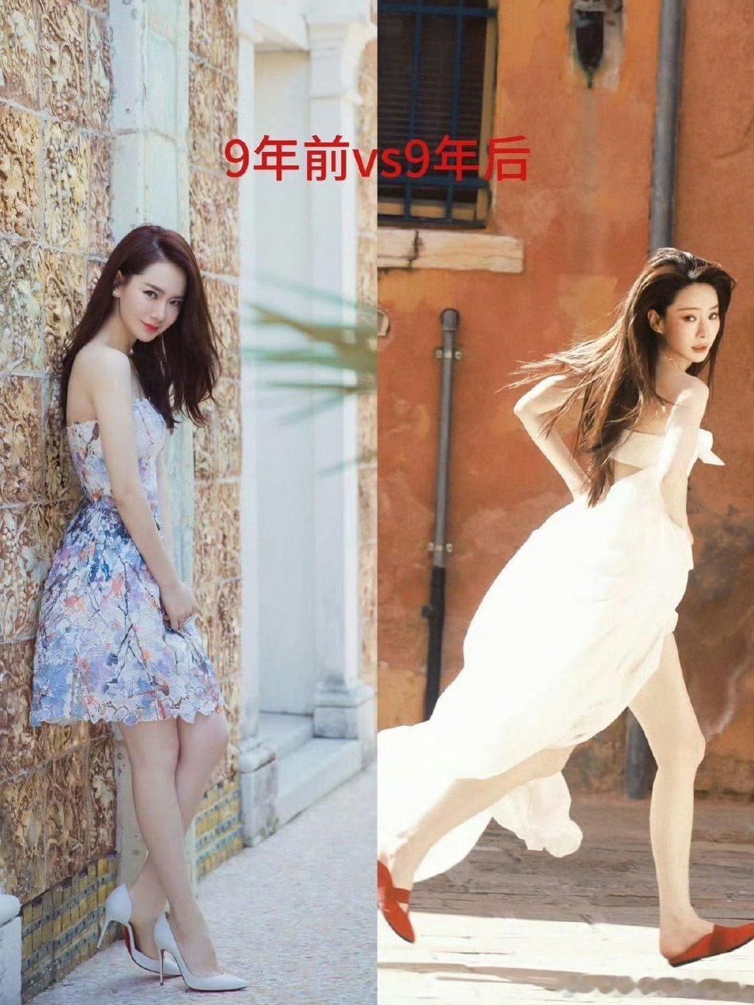戚薇在威尼斯开启时间循环 戚薇九年威尼斯跨时空撞脸九年光阴流转，威尼斯再遇戚薇。