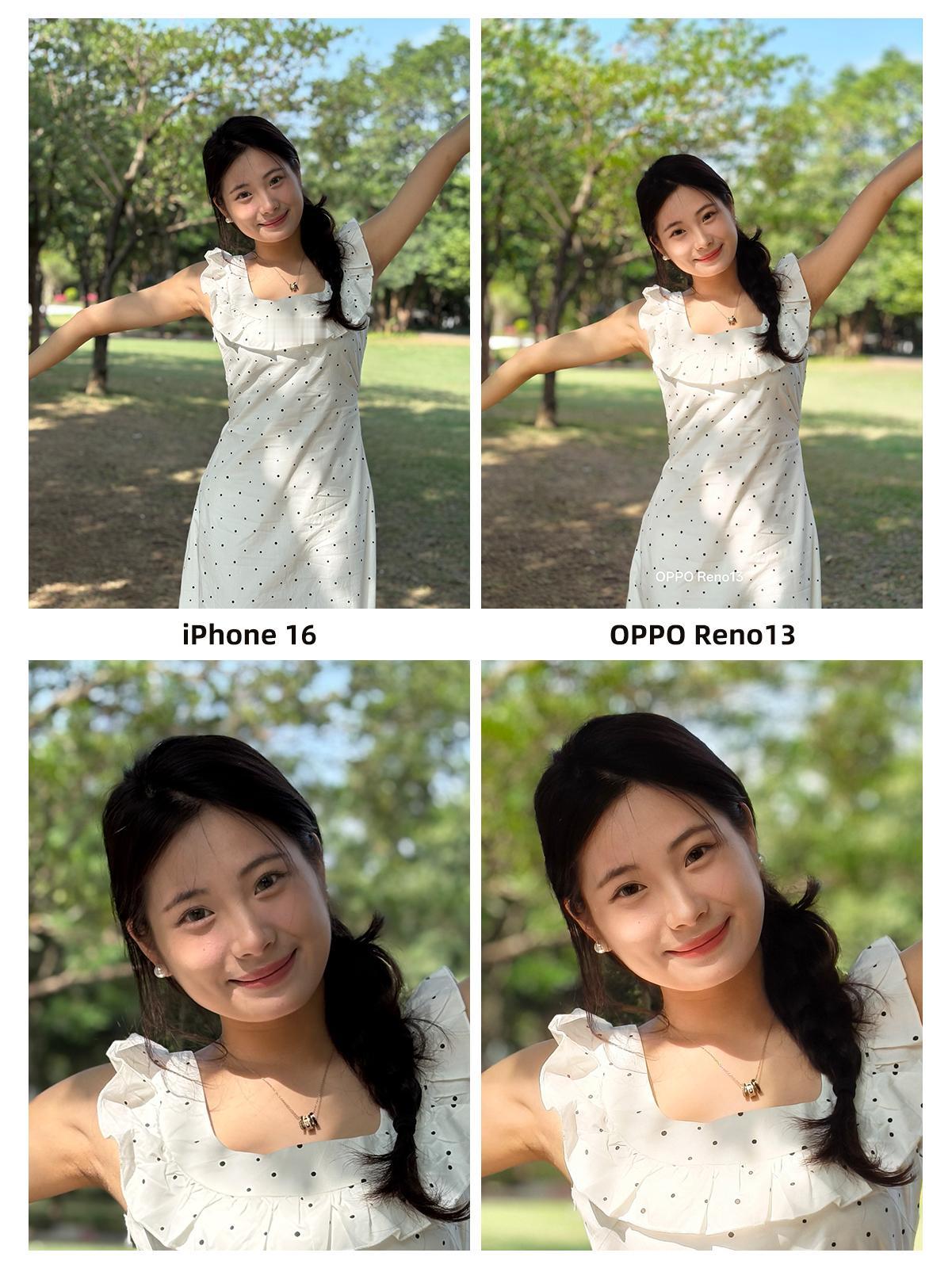 OPhone和iPhone拍照，女生更喜欢哪一种？

看到网友分享的iPhone