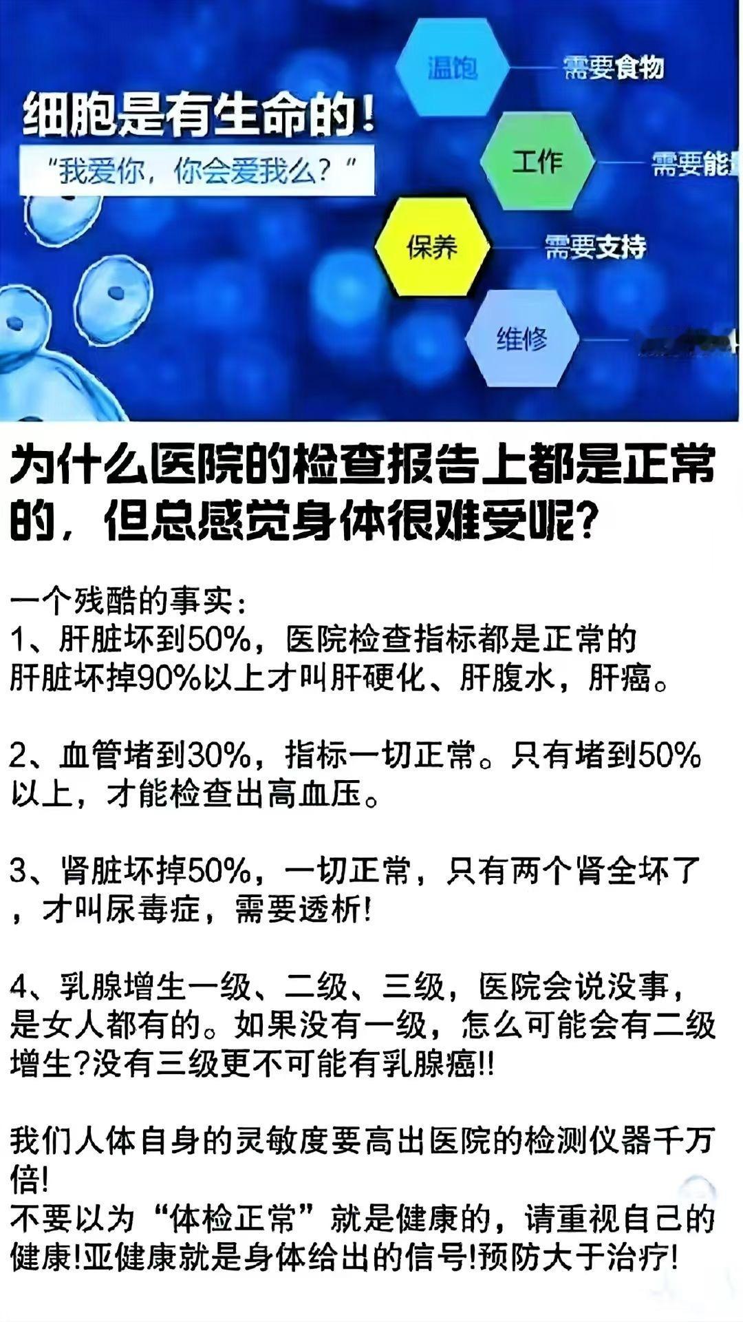 中医  康尧健康养生  💎💎为什么体检报告上都是正常的[疑问]但总感觉身体很