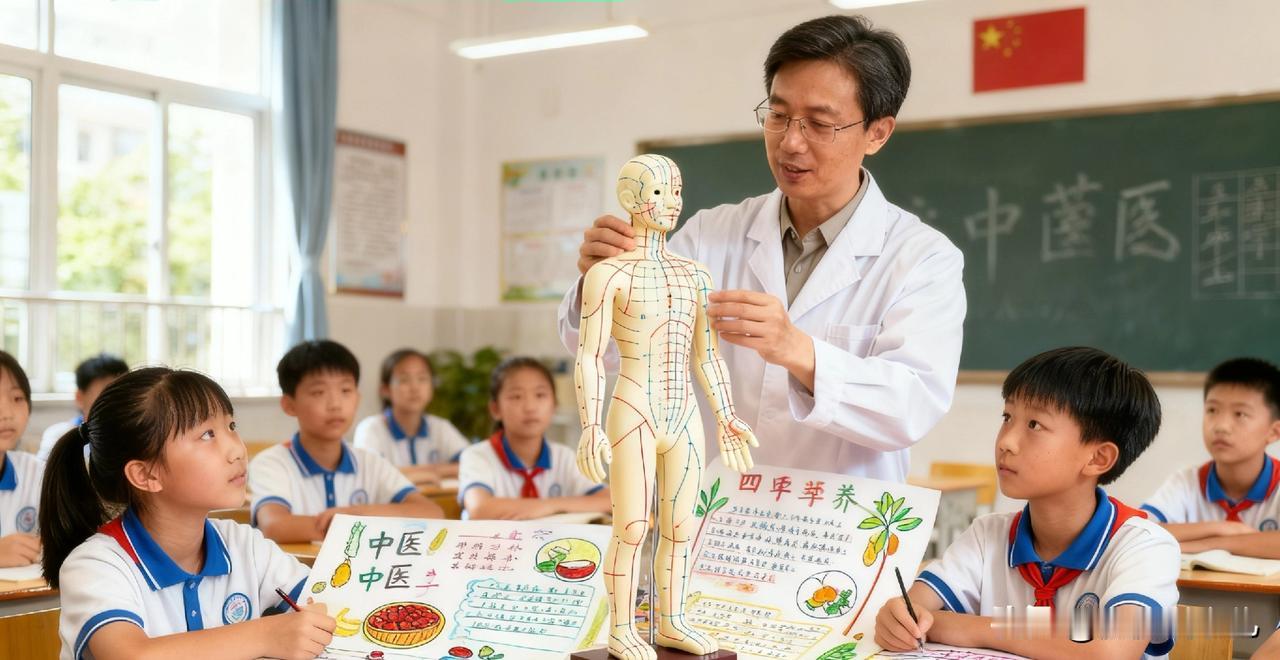 中医课走进中小学，我举双手赞成。这不仅是传统文化的传承，更是给孩子补上一堂关乎生