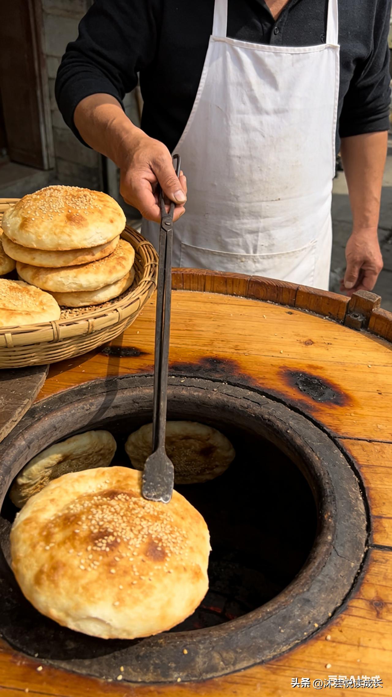 同样卖烧饼，为啥他敢比别人多熬一小时？对话一出口，我破防了
 
菜场旁的路灯已经