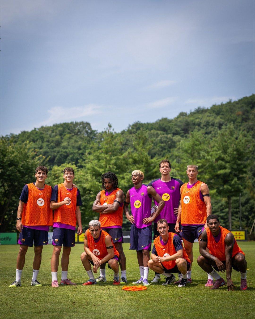 今日胜利小分队✌🏻✌🏻✌🏻✌🏻大邱fcvs巴萨热点现场巴萨韩国行 ​​​