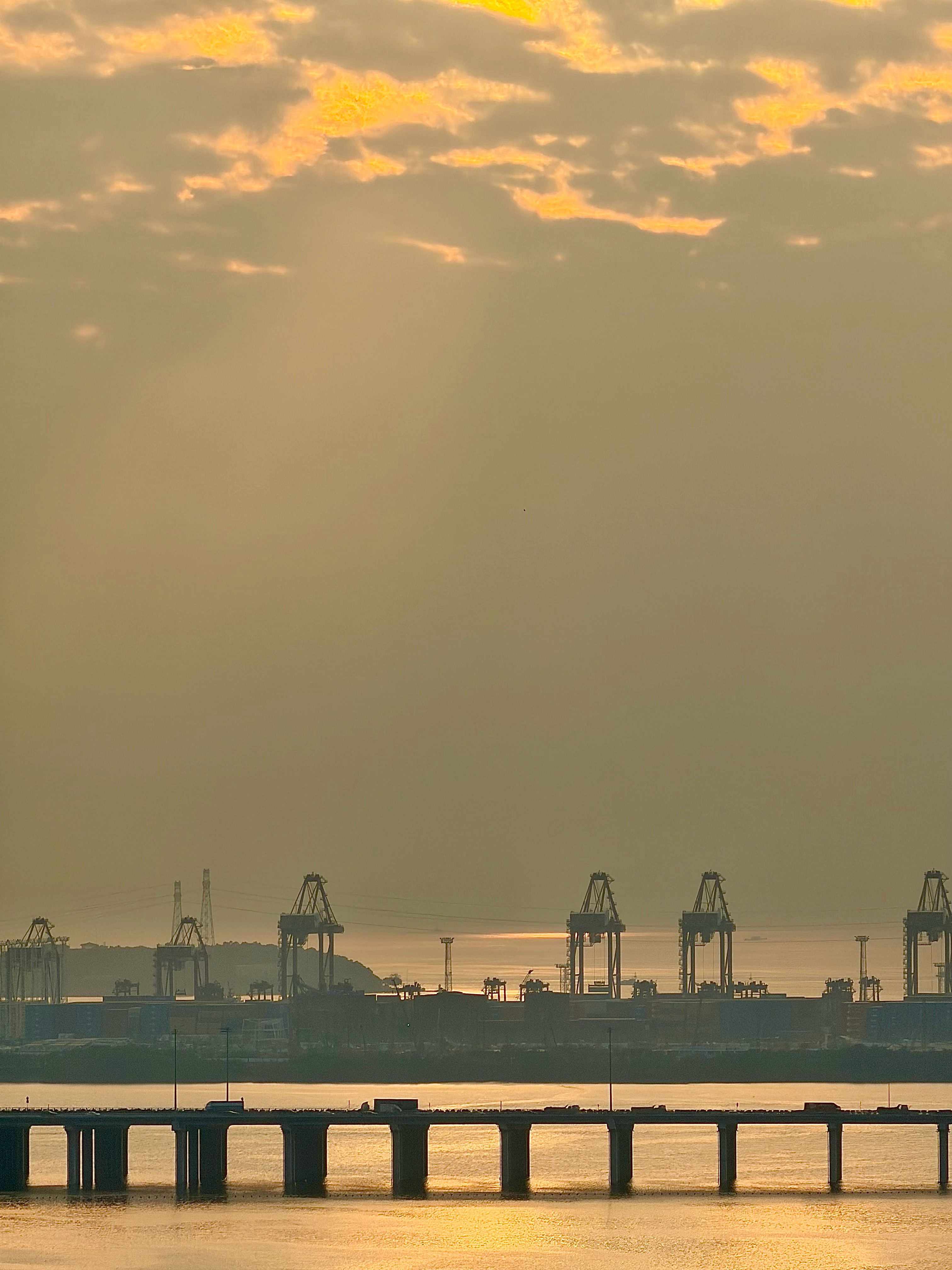 今天拍到的傍晚，很漂亮也送给你们