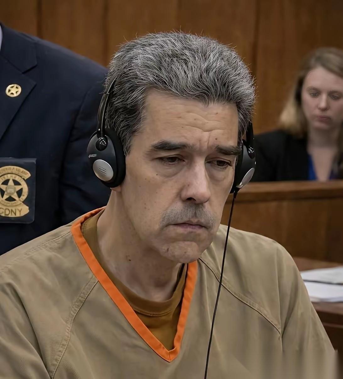 马杜罗瘦成一道闪电了，在美国监狱肯定受到了非人折磨。他再次进入人眼帘的时候，已经