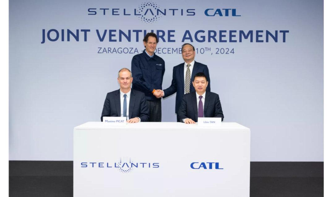 车市热门[超话]  Stellantis 宣布与电池巨头宁德时代（CATL）成立