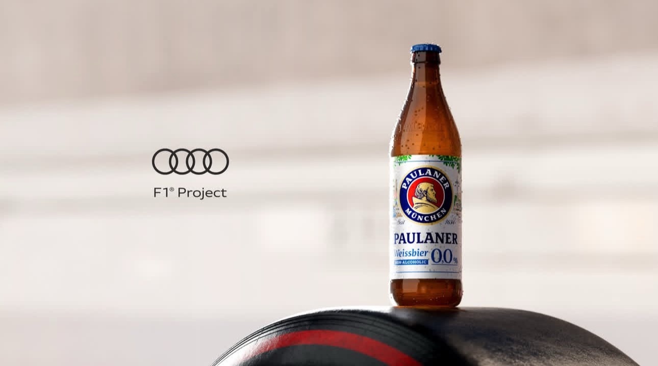 Paulaner 啤酒 也是奥迪赞助商 ！很低调李楠说道李楠说道F1奥迪