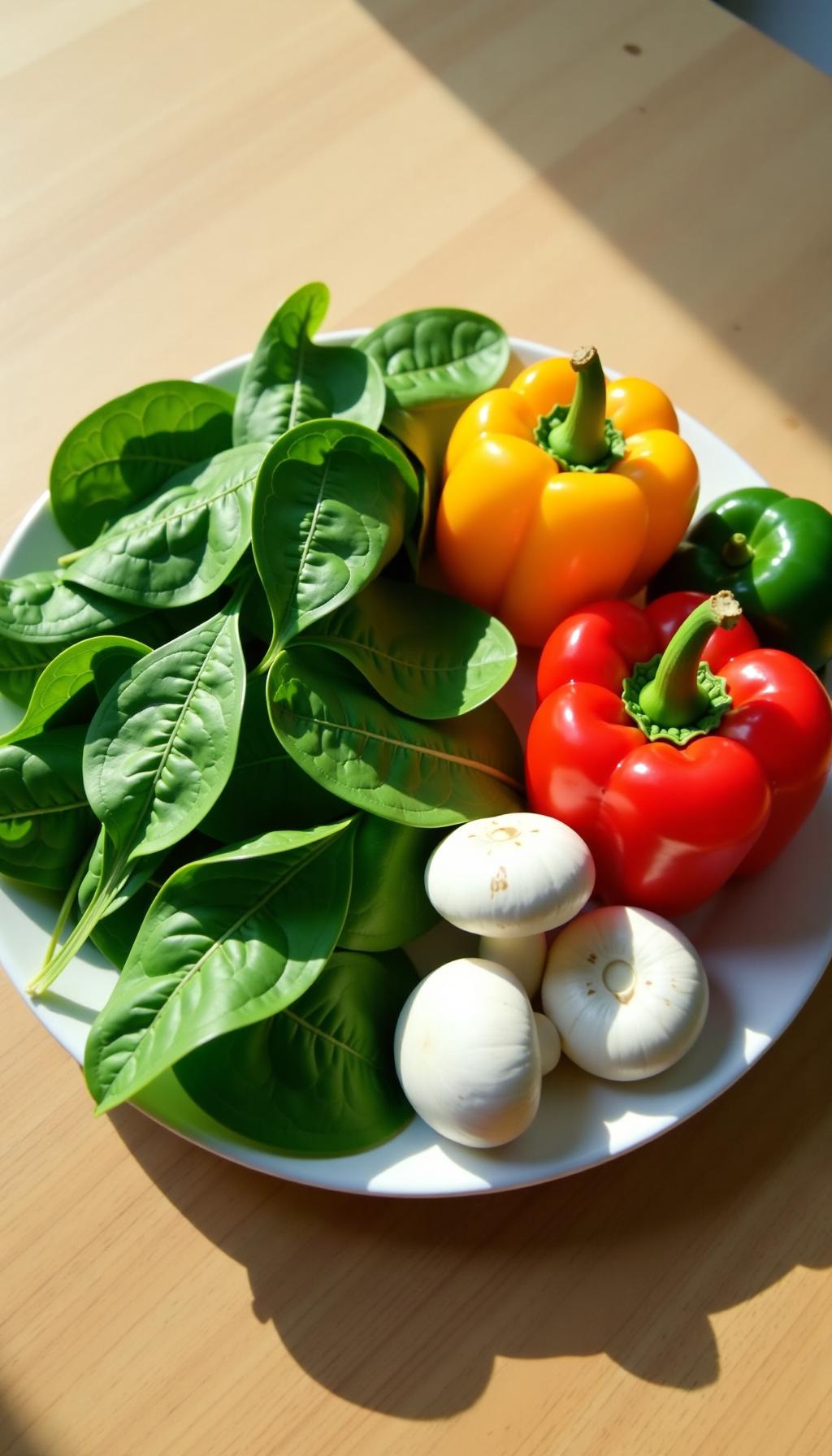 菠菜鲜蘑菇：营养丰富，色香味俱佳的健康佳肴

在现代快节奏的生活节奏中，健康饮食