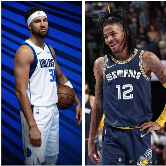 NBA季前赛西部焦点战灰熊121比116击败独行侠，
枪王回归，莫兰特13分4板