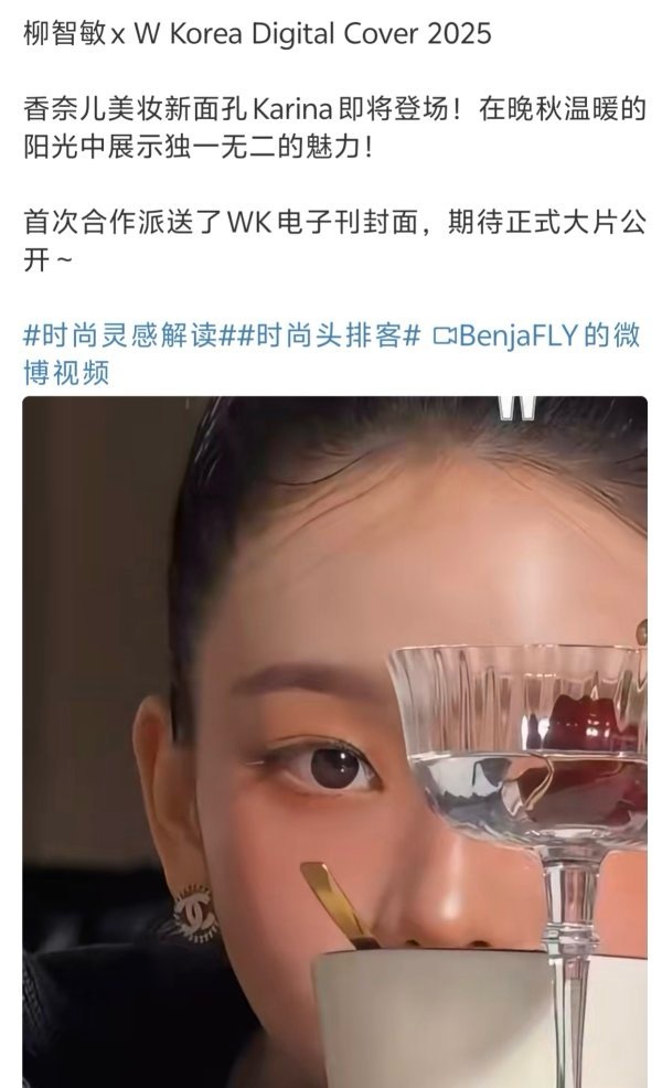 柳丝说张元英宝格丽杂志自宣 结果官方ins官宣代言👏而柳智敏只能杂志自宣是不是