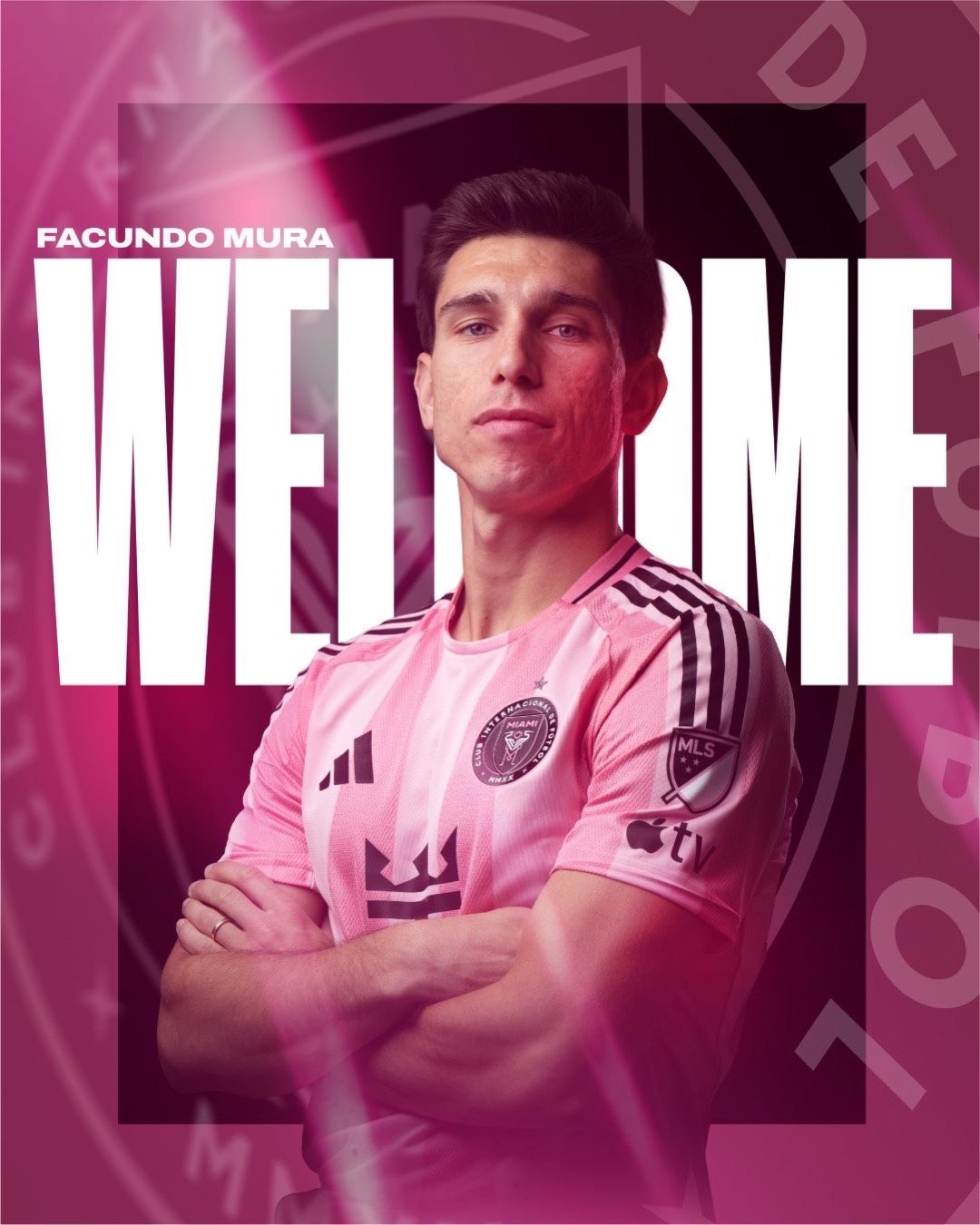 🚨迈阿密国际官宣阿根廷球员法昆多·穆拉加盟！这位26岁的阿根廷右后卫与俱乐部签