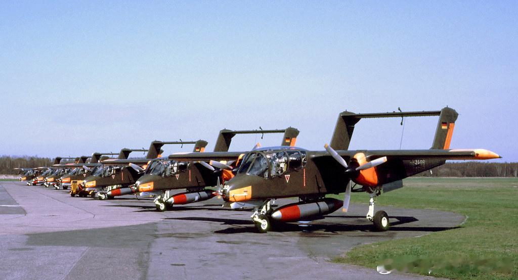 1986年4月西德空军的OV-10B野马。OV-10野马是北美公司专为所谓"反游