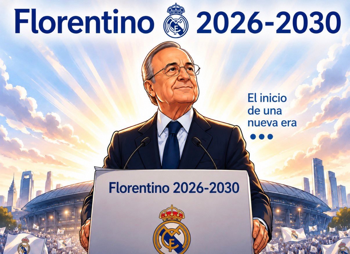 🚨🚨科贝：弗洛伦蒂诺将继续担任皇马主席！halamadrid