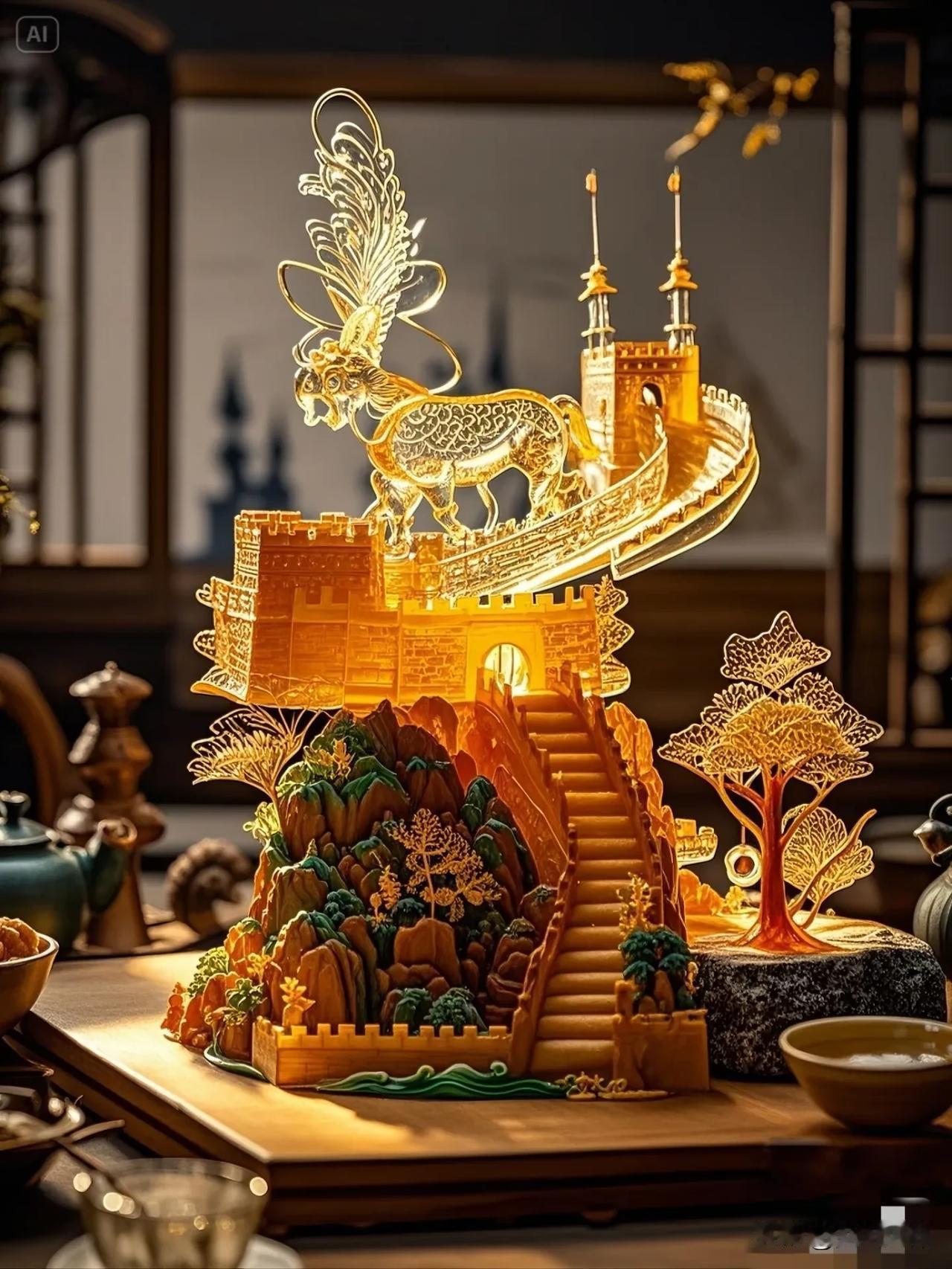 刚刚路过老街，瞧见一位老手艺人在做糖画，那技艺叫一个娴熟，糖丝在他手下化作各种栩