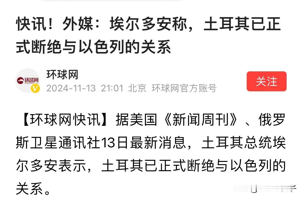 土耳其仇视以色列的真正原因

土耳其与以色列同是美国盟友，但土耳其却一直敌视以色